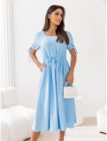 Rochie Dama Snur la Maneca Bleu