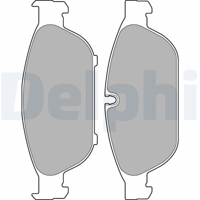DELPHI LP2301 set placute frana,frana disc foto