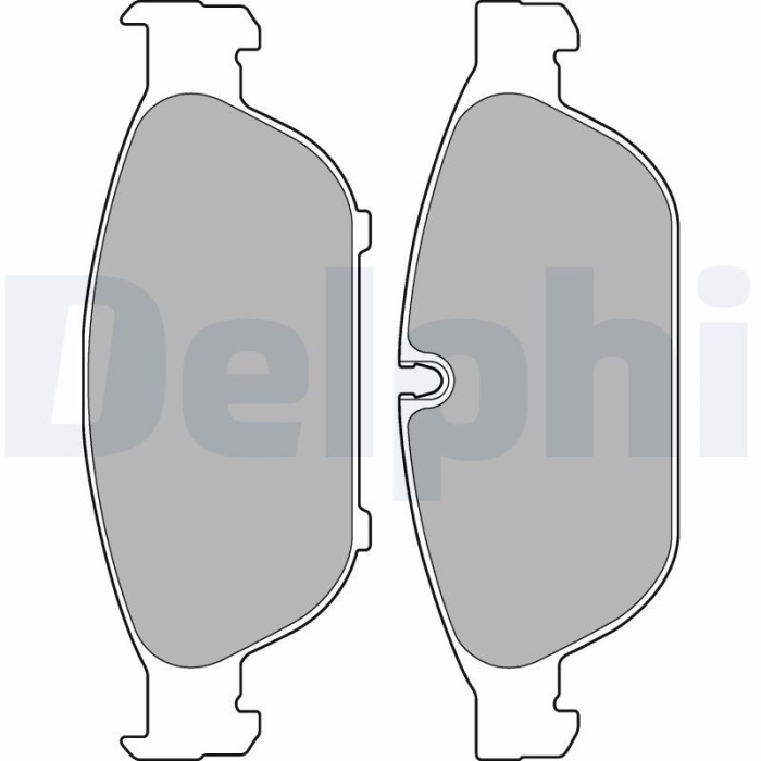 DELPHI LP2301 set placute frana,frana disc