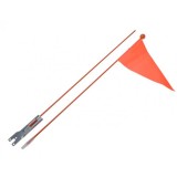 Steag semnalizare biciclete copii, culoare portocaliu Cod:AWR0098O