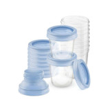 Recipiente pentru stocarea laptelui matern, 10 bucati, Philips Avent