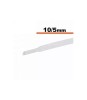 Tub Termocontractibil Alb 10mm/5mm, 0.5m, 125&deg;C, 600V - Izolatie Cabluri, Protectie, Etansare
