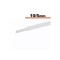 Tub termocontractibil alb 10mm/ 5mm 0.5m