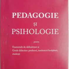 Pedagogie si psihologie pentru Examele de definitivare si Grade didactice: profesori, institutori/invatatori, studenti – Marin Stoica