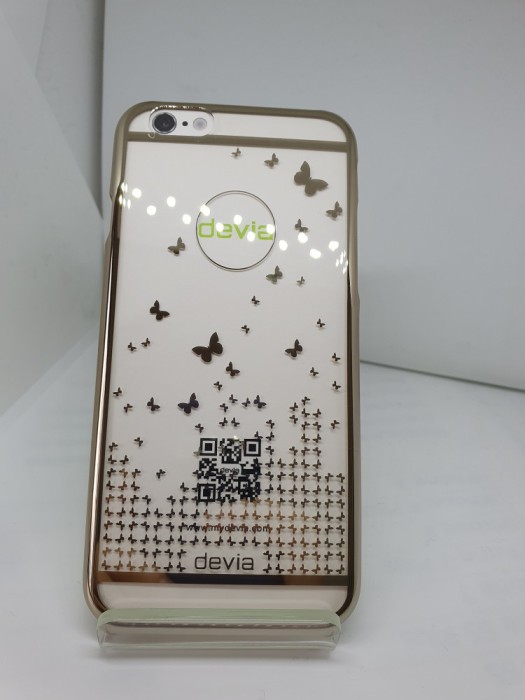Husa Comma Devia Butterfly Iphone 6 / 6s + Cablu de Date Cadou