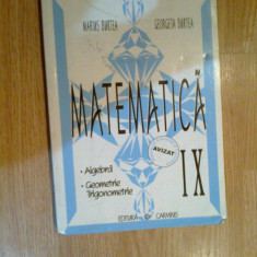 a8 Marius Burtea - MATEMATICA ALGEBRA, GEOMETRIE, TRIGONOMETRIE CLASA A IX-A