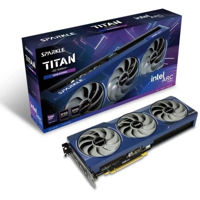 Placa Video INTEL SPARKLE Arc B580 TITAN OC, 12GB GDDR6 foto