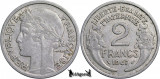 1947, 2 Francs - A Patra Republică Franceză - Franta, Europa