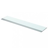 VidaXL Rafturi, 2 buc., 70 x 12 cm, panouri sticlă transparentă 3051567
