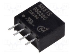 Convertor DC/DC Murata MEE1 1W 4,5-5,5V la 3,3V 303mA THT SIP