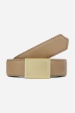 Karl Lagerfeld curea de piele femei, culoarea bej, A2W33051