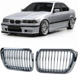 Grila frontala sport cromata potrivita pentru BMW Seria 3 E36 Facelift 1996-2000 Performance AutoTuning