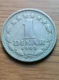 Moneda Jugoslavia 1 Dinar 1965