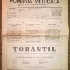 Romania Medicala - Revista stiintifica si de practica medicala - 15 Martie 1942