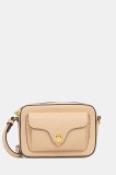 Coccinelle geantă de piele culoarea bordo, E1 MF6 55 04 01