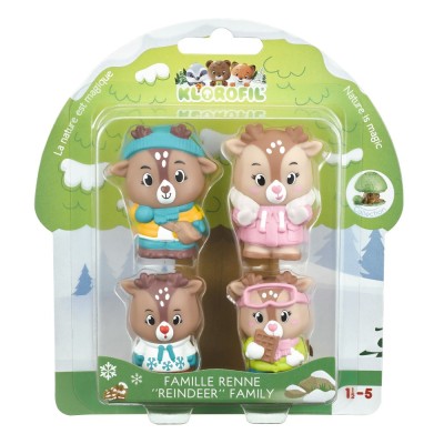 Familia de reni Renne - Set figurine joc de rol - Klorofil foto
