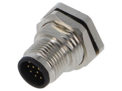 Conector M12 soclu tată 12 pini 1,5A 30V IP67 drept THT LUTRONIC foto