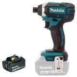Makita DTD152Z + BL1830B - Masina de insurubat cu impact 165 Nm M5-M16 + Acumulator Li-Ion 18 V 3 Ah