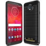 Husa MOTOROLA Moto Z3 / Z3 Play - Carbon (Negru) FORCELL