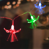 Șir de lumină cu LED - floral - 20 de LED-uri - 2,85 metri - culoare - 2 x AA, Family Pound