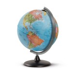 Glob pamantesc cu suport din plastic, Grafix, Sirius, diametru 20 cm