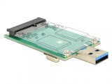 Convertor USB 3.0 la mSATA full size, Delock 62681