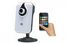 Camera Video IP Wireless, Conectare la TV sau Telefon, Microfon Incorporat, Card SD foto