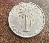 C50 - Moneda foarte veche - 5 franci - Congo Belgian - 1958