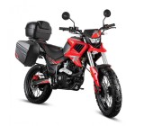 Motocicleta Barton Hyper 125cc, culoare negru/rosu, cu topcase Cod Produs: MX_NEW MXHYPER125TCNR