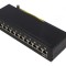 Patch panel Cat 6 neagră - 12 porturi