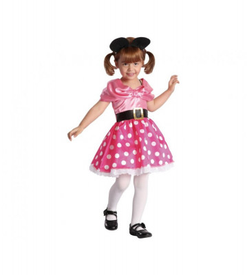Costum carnaval Minnie Mouse roz pentru copii, 3 - 4 ani ( 92/104 cm) foto