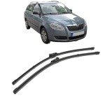 Cumpara ieftin Set stergatoare auto SKODA FABIA II Combi (545) 2007-2014, pentru parbriz, Valeo Silencio Xtrm