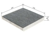 Filtru aer habitaclu Great Wall Hover H6; Honda Accord VII, Accord Viii, Civic IX, Civic Viii, Cr-V III, Cr-V IV, Legend IV, Odyssey Motor 1.3, 1.3