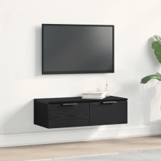 vidaXL Dulap de perete Stejar negru 68 x 30 x 20 cm Lemn compozit