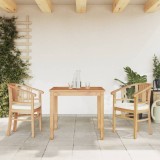 Cumpara ieftin Set mobilier pentru grădină, 3 piese, lemn masiv de tec