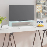 VidaXL Stativ TV/Suport monitor, sticlă, verde, 60 x 25 x 11 cm