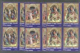 Eq. Guinea 1972 Paintings Easter 3 values x 4 Mi.48-50 used TA.035, Stampilat