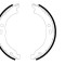 TEXTAR 91066700 Set saboti frana, frana de mana