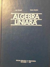 ALGEBRA LINIARA-ION CREANGA, CORINA REISCHER-222038 foto