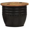 VidaXL Măsuță de cafea, negru, 50x39,5 cm, lemn masiv reciclat 351752