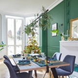 Tija Decorativa Masa cu Cleme ProGarden, Metal Negru, Extensibila 135-250cm, Suport Ghirlanda Lumini, Inaltime 90cm