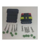 Set conectori cablu Superseal 1.5 tata-mama mufa 5 pin +10 pini, TE Connectivity
