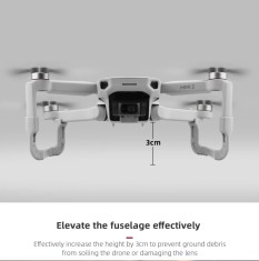 Picioare &icirc;nălțătoare pentru dronă DJI Mini 2 / Mini 2 SE / Mini 4K &ndash; Suport stabilizator, protecție multifuncțională, ABS