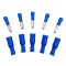 Set 5 perechi Conectori Mama-Tata, Tip glont, 22-16 AWG, Albastru
