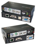 Lindy 300m Cat.6 VGA, USB PS 2 KVM Extender, Maximum Resolution: 1920x1200 60Hz, Supported Bandwidth: 350MHz, Transmitter KVM Interfaces: Console port