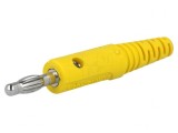 Mufă banană galbenă 4mm 32A 70VDC