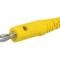 Mufă banană galbenă 4mm 32A 70VDC