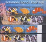 Timbre cu pești din Ins. Solomon