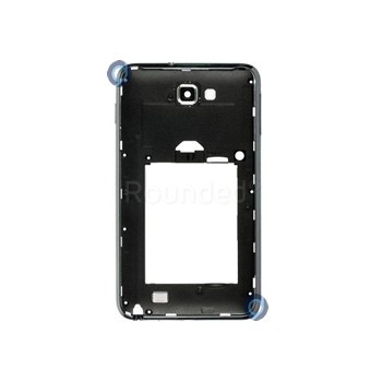 Capac spate Samsung N7000, i9220 Galaxy Note, cadru mijlociu piesa de schimb neagra EVB1209 foto