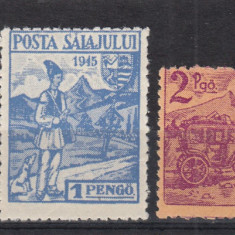 ROMANIA 1945 POSTA SALAJULUI EMISIUNEA a II-a SERIE MNH